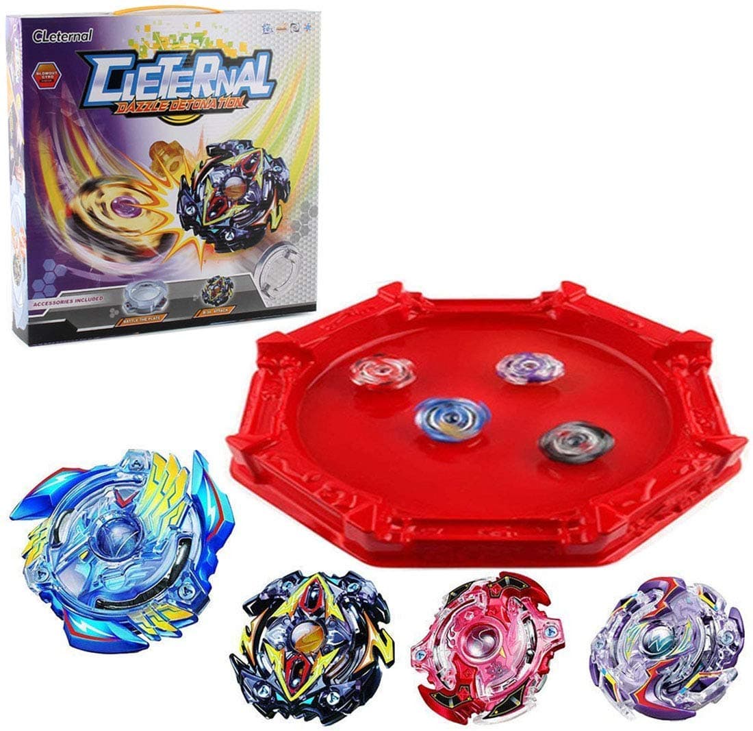 Bey Burst Battle Metal Fusion Evolution Attack Set with and Star Storm Battle Set and Arena Included
