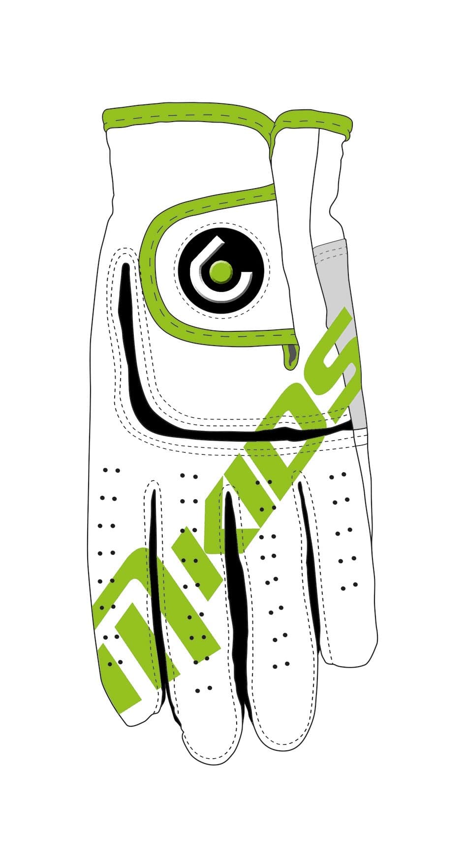 MastersMKIDS JUNIOR GOLF GLOVE. SIZE LARGE. LEFT HAND GLOVE FOR A RIGHT HANDED GOLFER