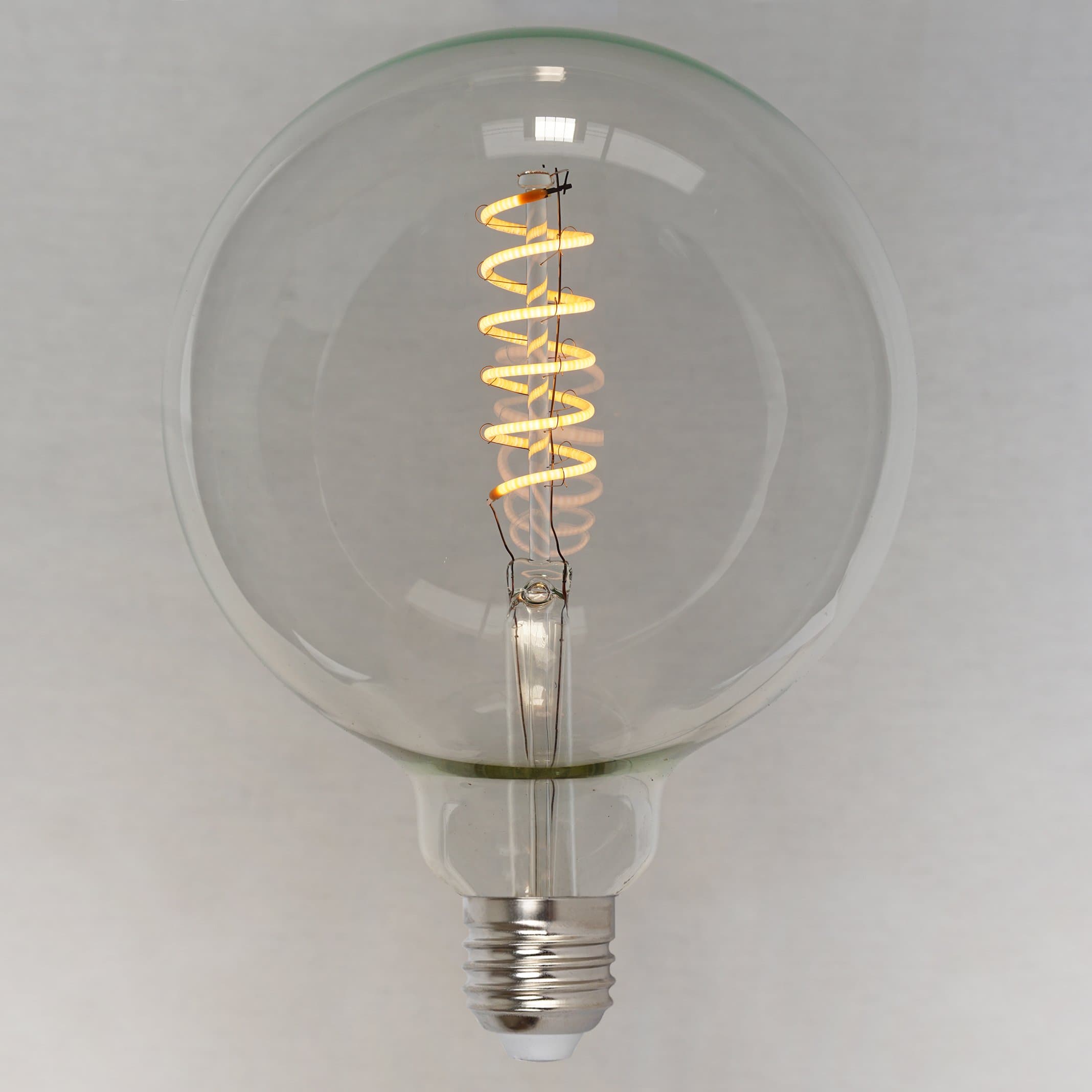 Dimmable Vintage LED Edison Globe Light Bulb 4w (40w) - Spiral 125mm ES E27 - The Retro Boutique ®