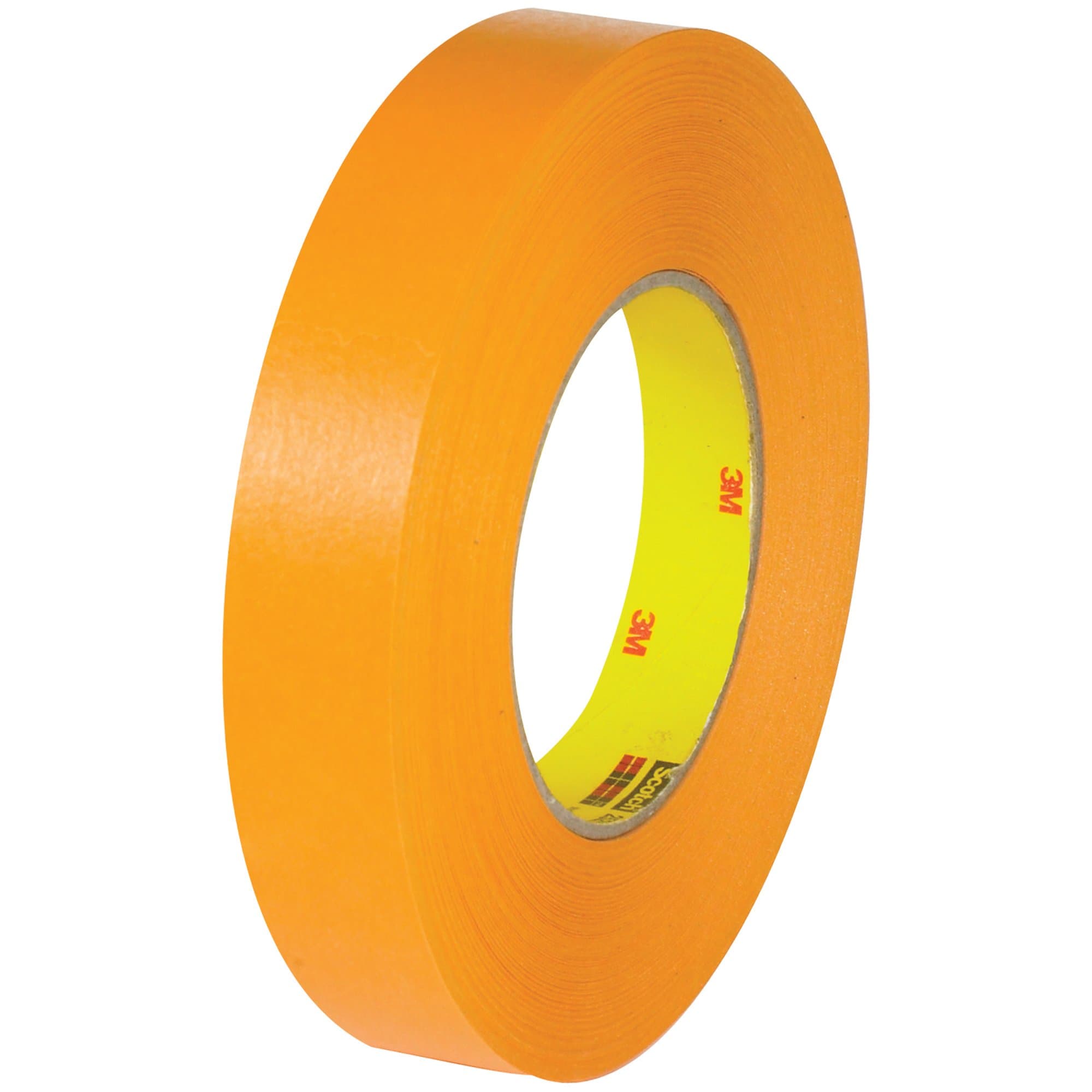 Top Pack Supply 3M 2525 Flatback Tape, 9.5 Mil, 1" x 60 yds. Orange (Case of 36)