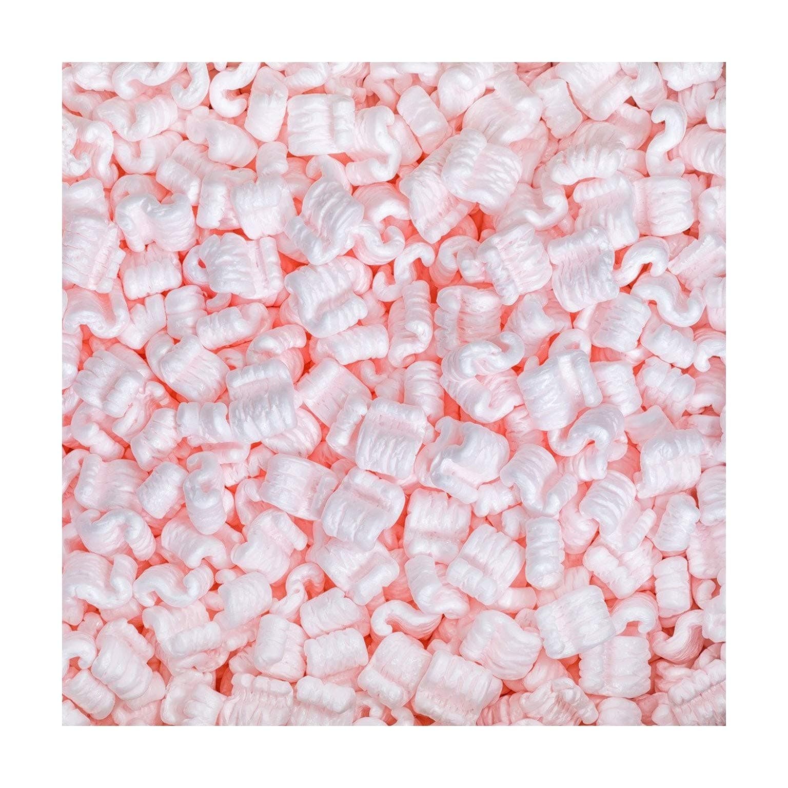 OfficeKit Packing Peanuts 8 cu. ft. Anti Static Loose Fill Package Cushioning Popcorn 60 Gallons (Pink)