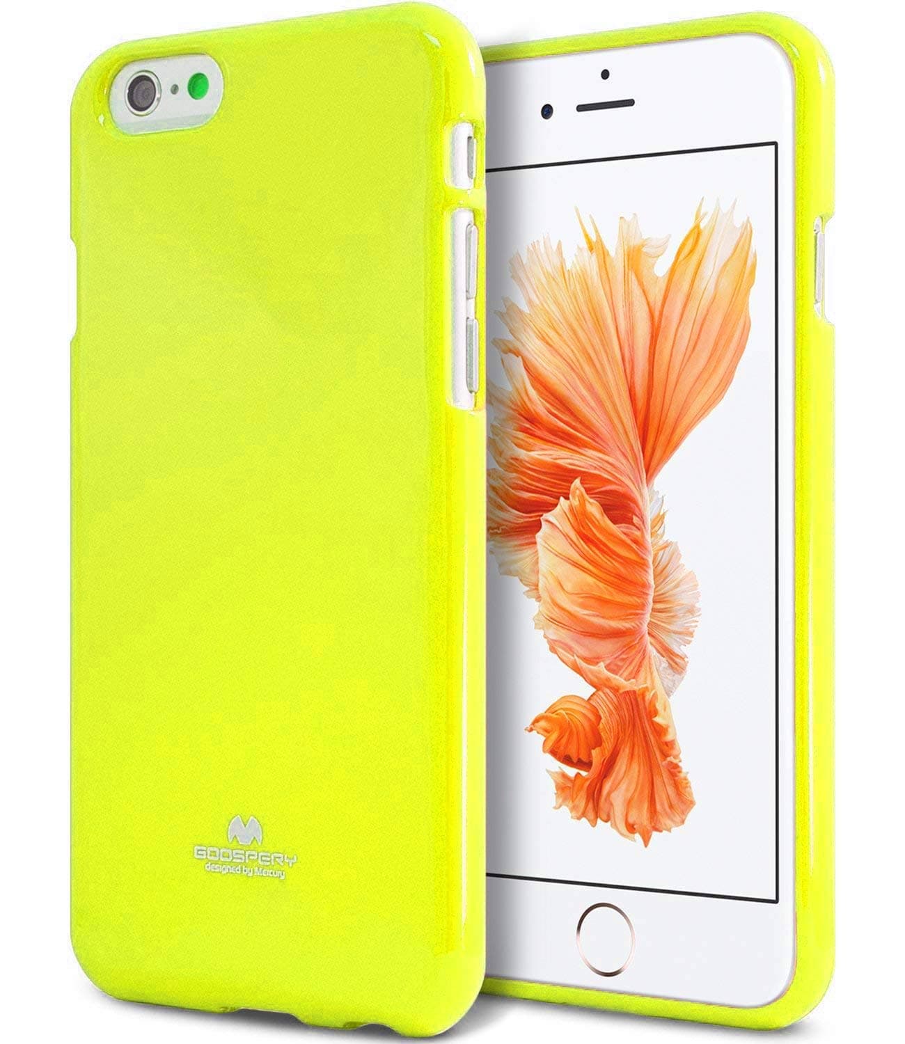 KILRELF Neon Sign Style for iPhone 7 Plus / 8 Plus Case [Fluorescent Color] Soft TPU Rubber Cover [Flexible] Jelly Case [Drop Protection] for (iPhone 7 Plus / 8 Plus, Neon Yellow)