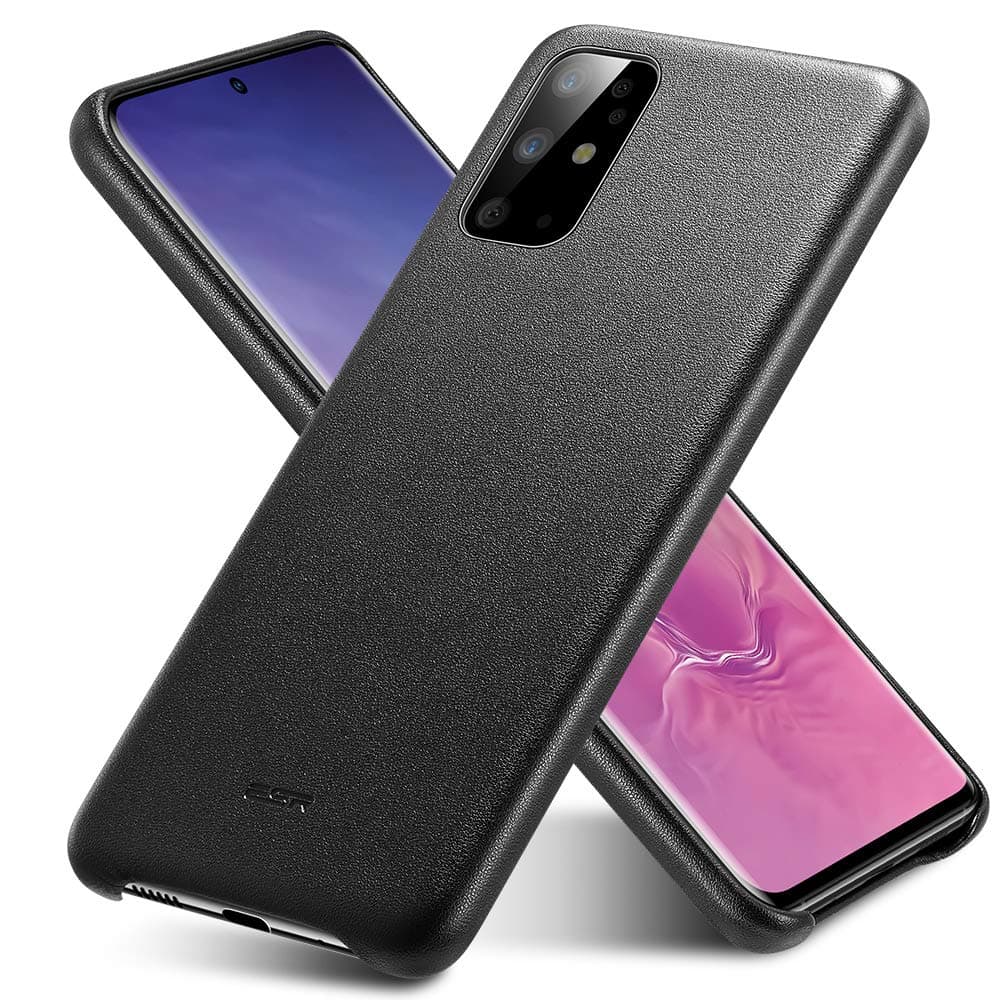 RAEGR Shield by ESR Galaxy S20 Plus Case, Metro Leather Premium Protection Case/Cover Designed for Galaxy S20 Plus/Galaxy S20+ (6.7 inch) - Black RG20418