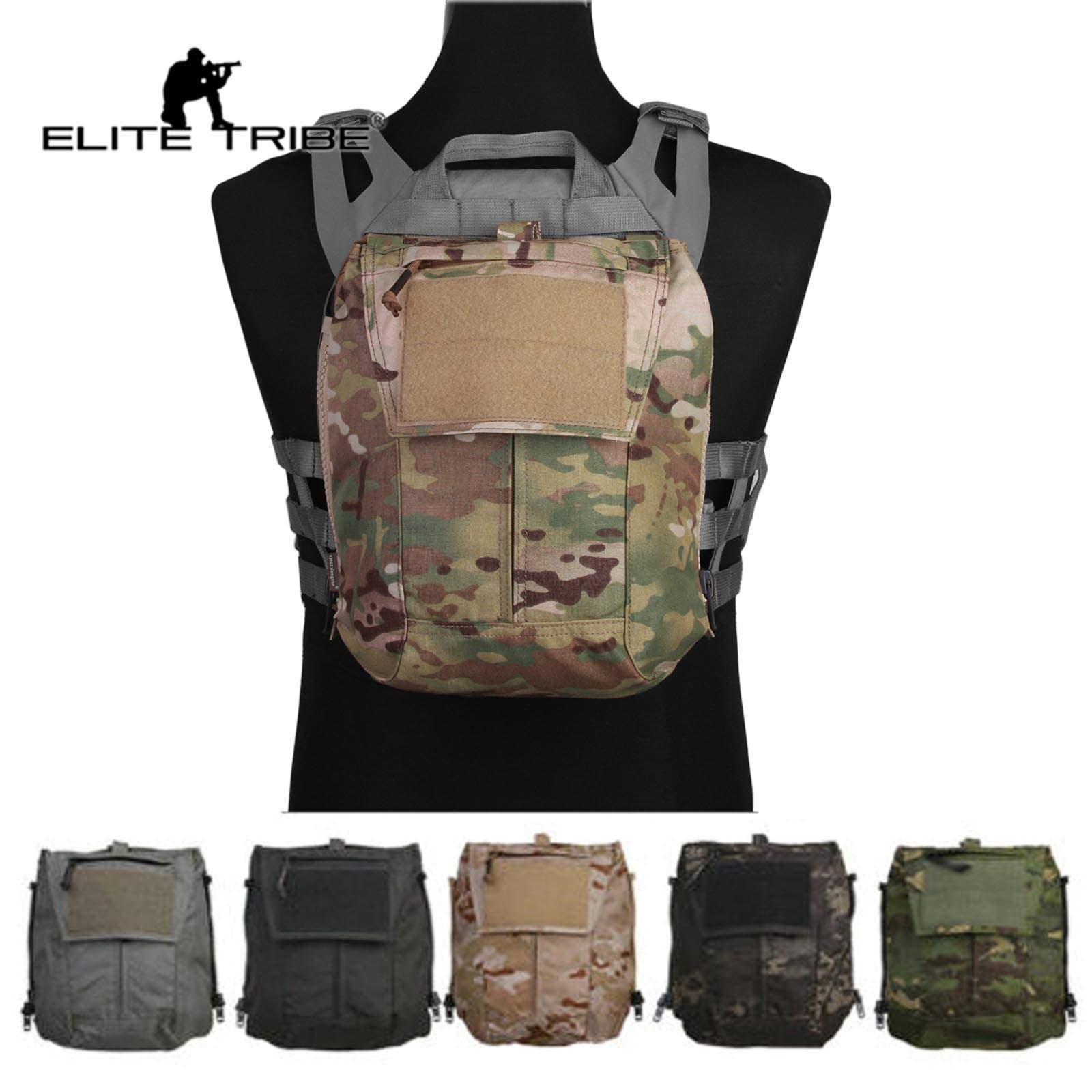 Tactical Pouch Zip-ON Panel for Vest Plate Carrier AVS JPC2.0 CPC Gear