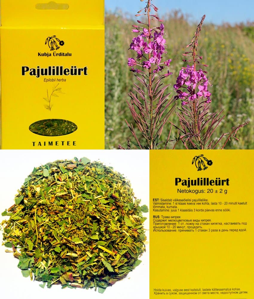 Willow-herb Dried 4,2 oz.(120g.)= 6 Packing x 0.7 oz.(20g.)