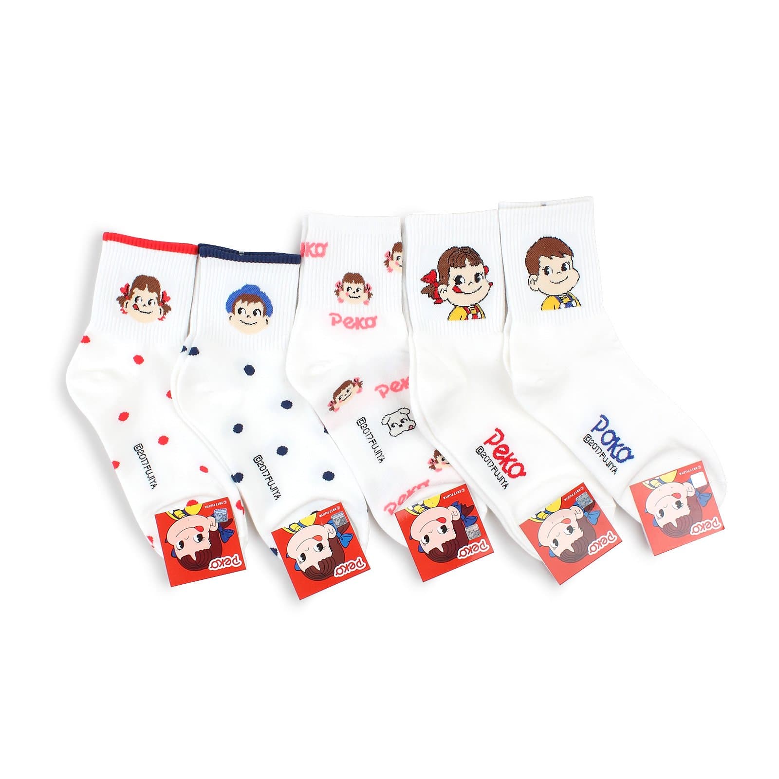 Japanese Comics Animation Licensed Socks With INTYPE Pouch