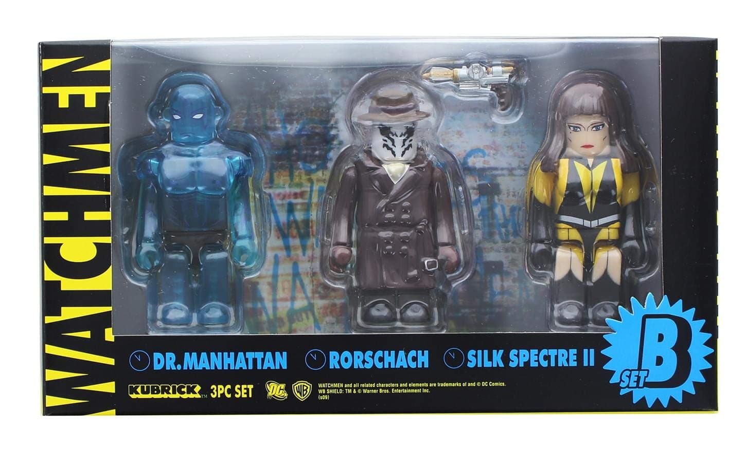 WATCHMEN Kubrick 3 Piece Figure Set B