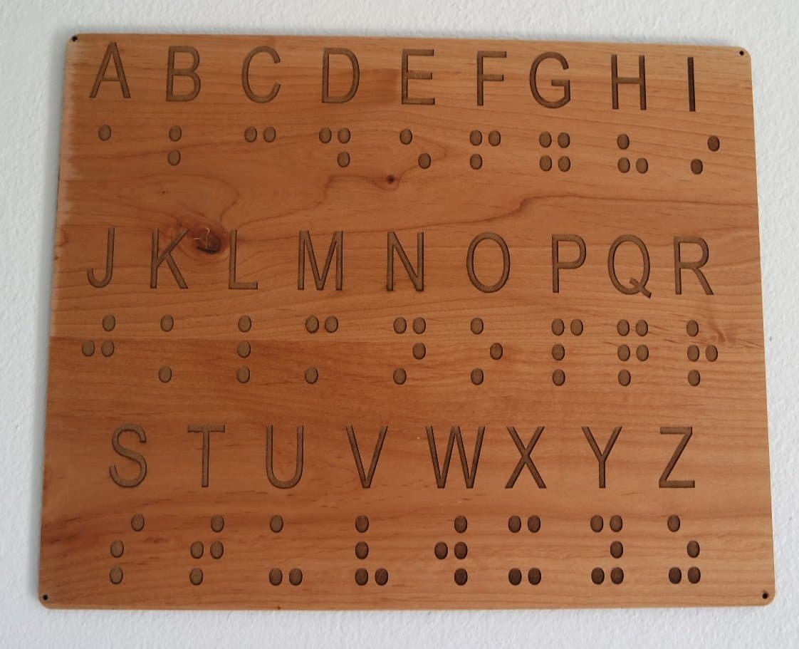 Creative Escape Rooms Jumbo Braille Wall Panel - 16" x 20"