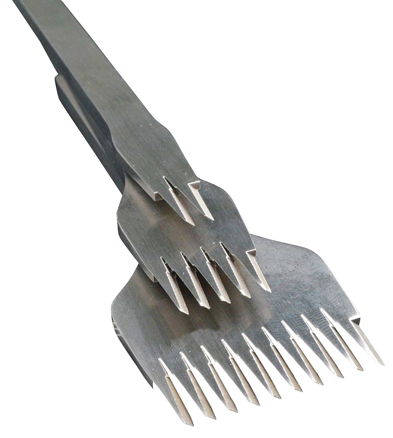 ColorMax Stainless Steel Flat Chisel Leather Craft Tools Hole Punch Tool Kit DIY