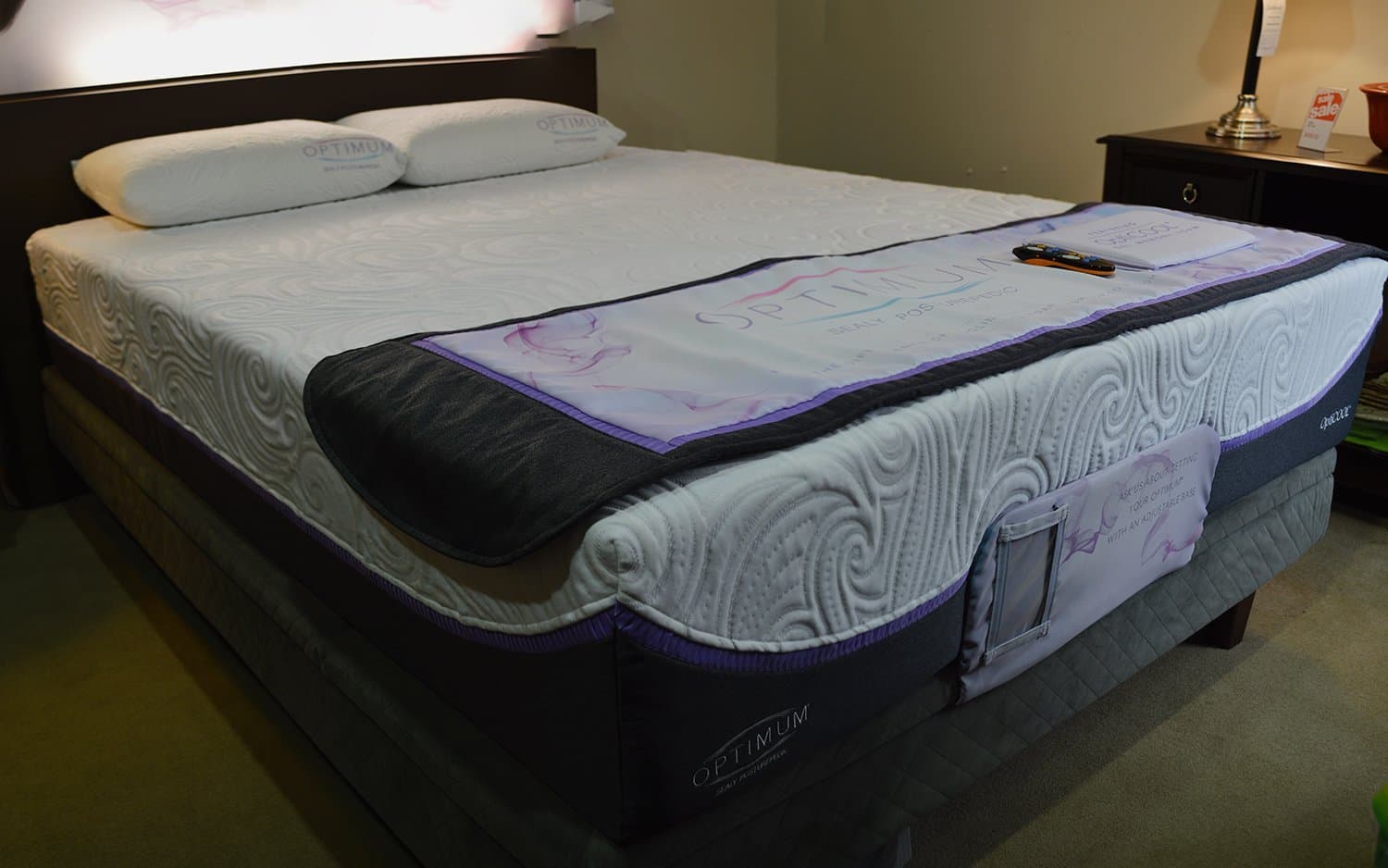 Sealy Optimum Gold Elation Mattress + Reflexion R4 Adjustable Base Combo(Twin XL Set)