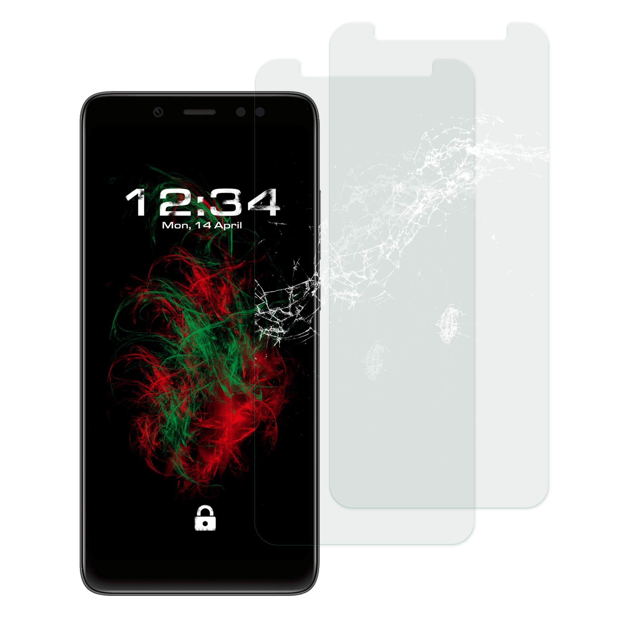 Baluum Tempered Glass for Xiaomi Redmi Note 5 Pro Clear Screen Protector Tempered Glass Film 9H Real Glass Film Clear Tempered Glass Screen Protector Glass Clear Screen Protector (Glass Film Clear)