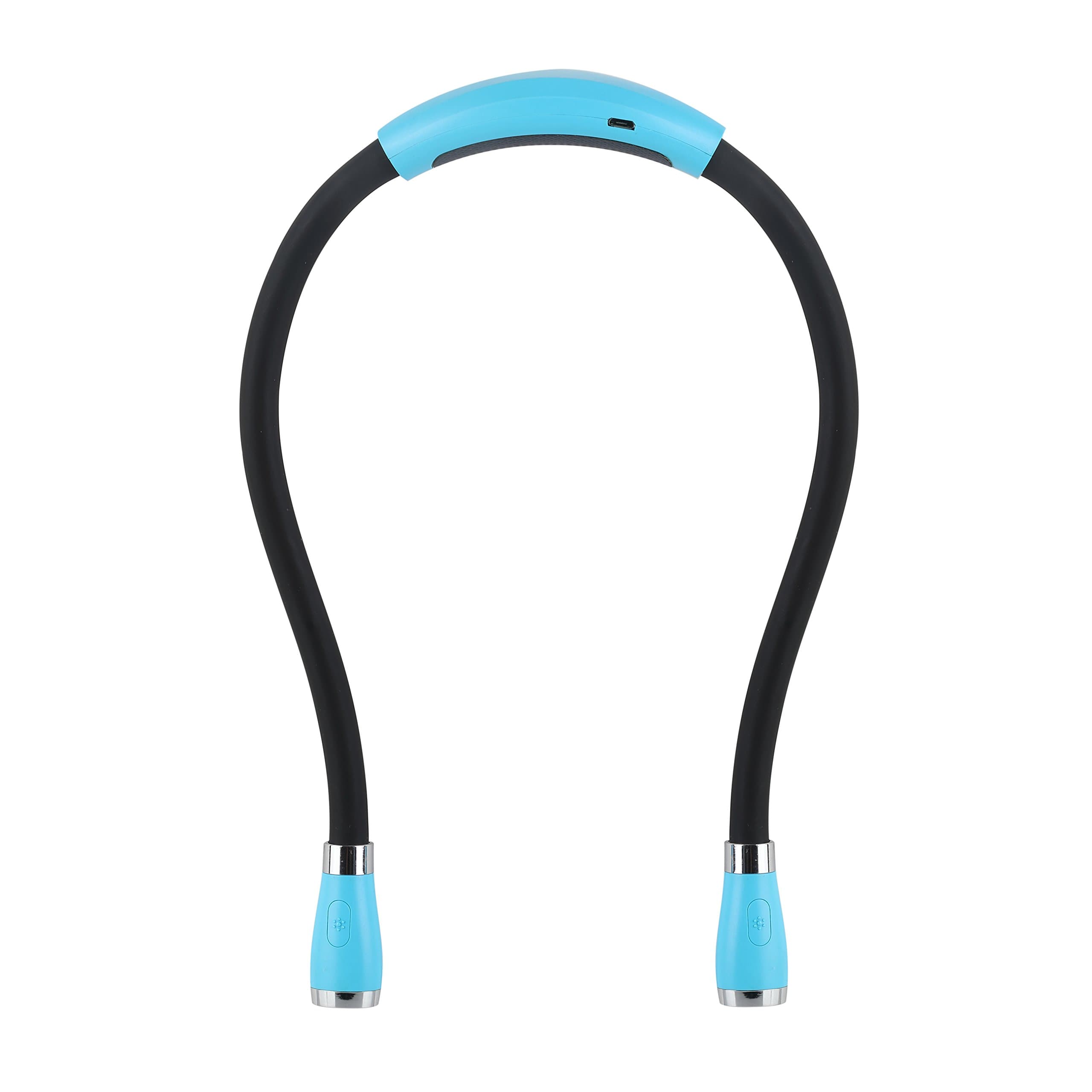 Neck Book Light LED Reading Lamp USB Rechargeable, Hands Free, 4 LED Bulbs, 4 Adjustable Brightness, for Reading in Bed or Reading in Car lamp (Blue)