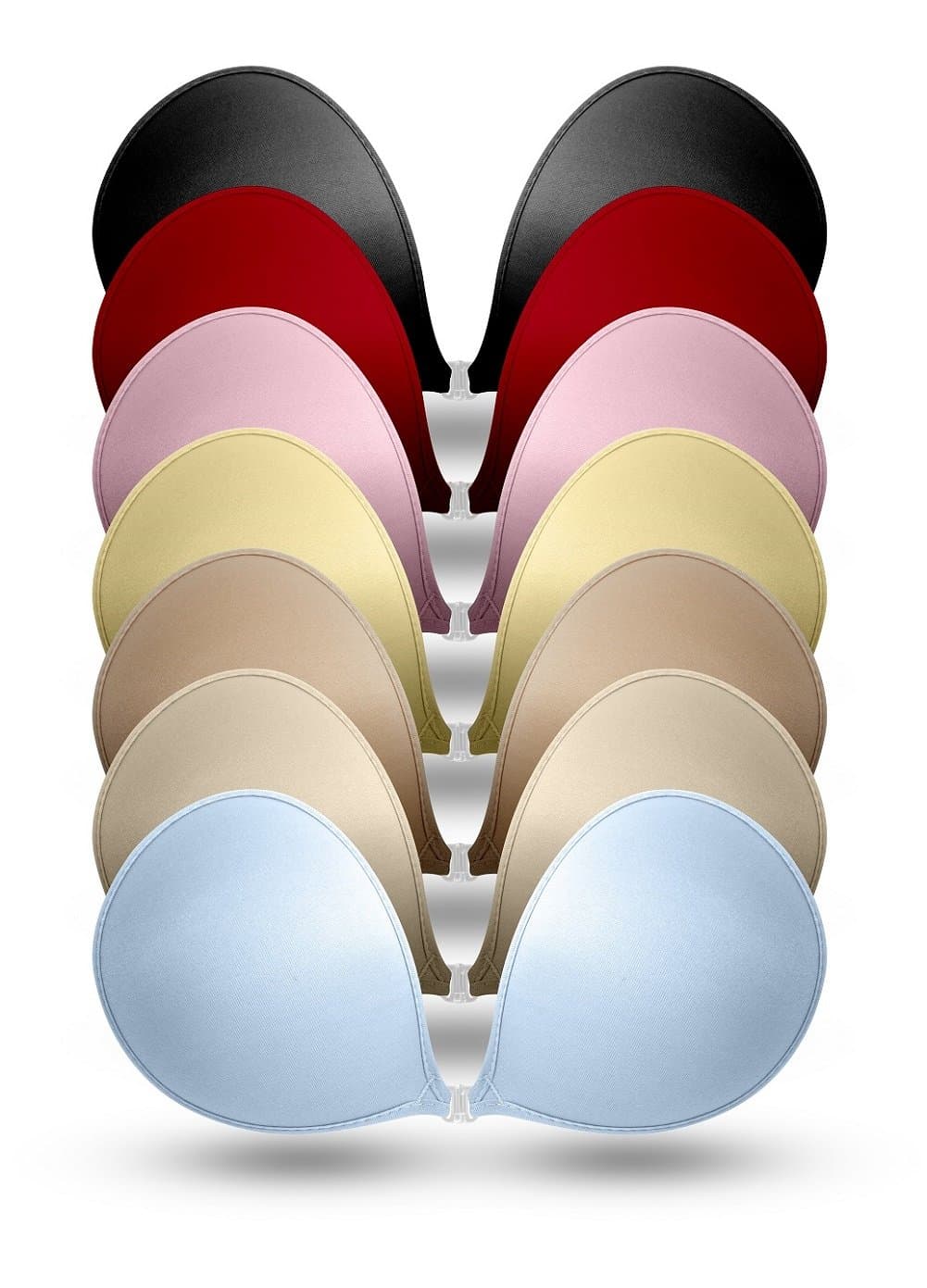 NuBra Feather Lite Super Light Adhesive Bra, Tan, Size C Cup