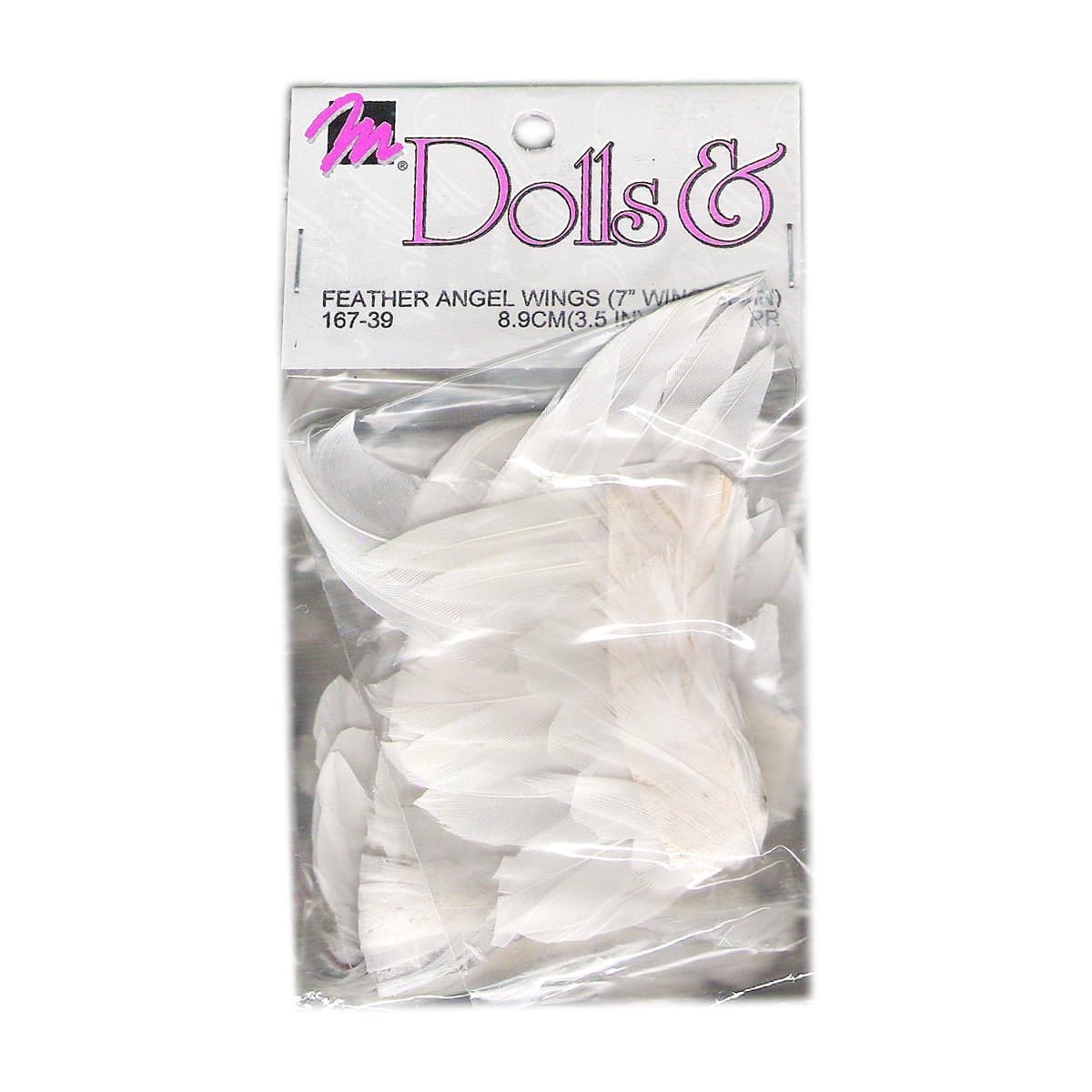 Mangelsen Craft Pack Feather Angel Wings 7 Wing Span, 3 1/2 Wings Pack of Q.