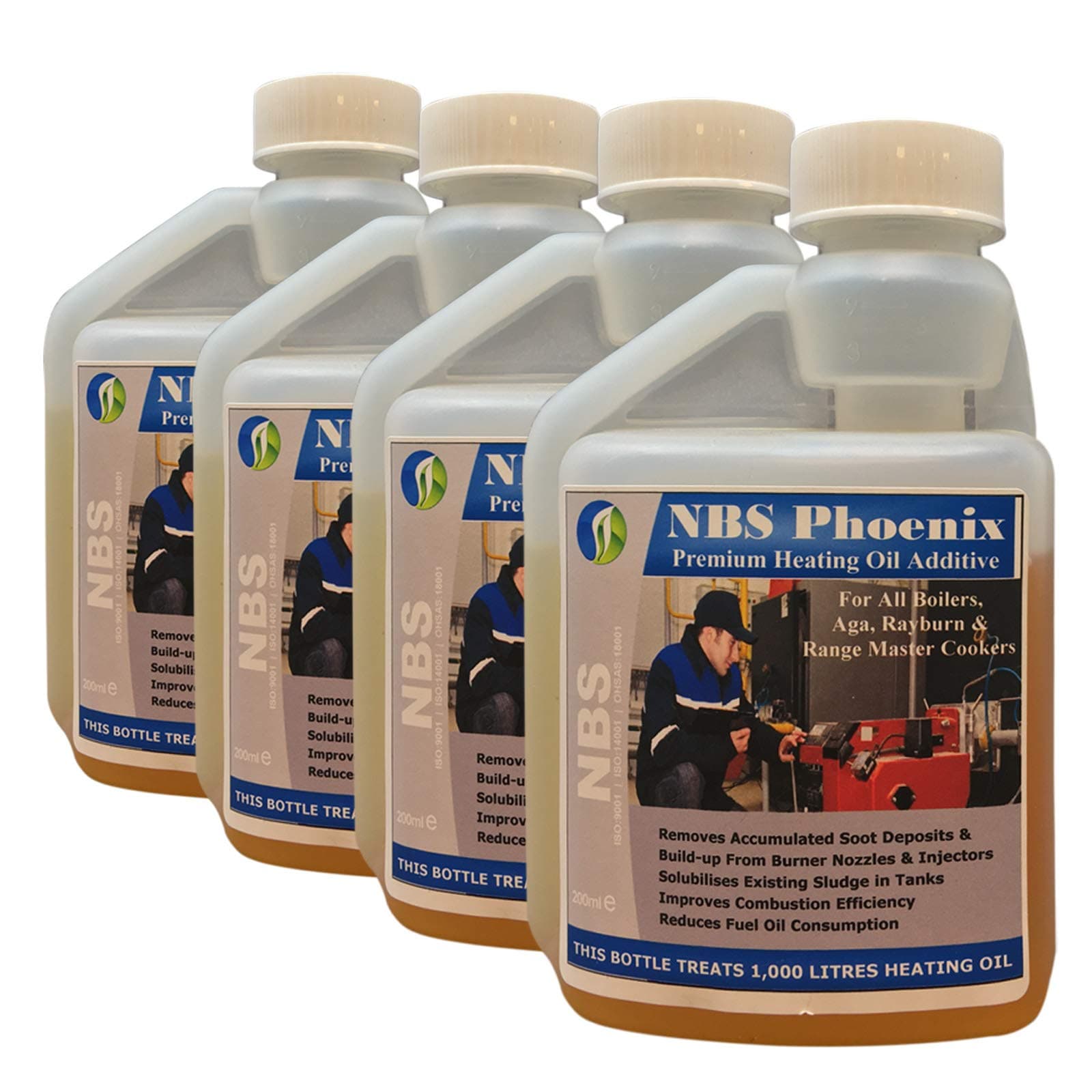 NBS PHOENIX Premium Heating Oil Additive 4x200ml