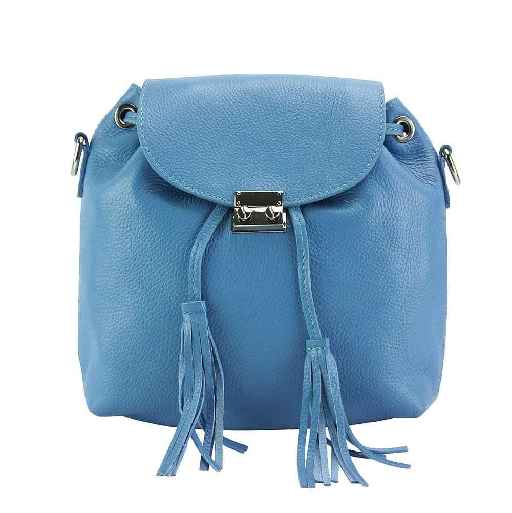 Multi-functional Backpack" Bougainvillea" in calfskin leather - 9119