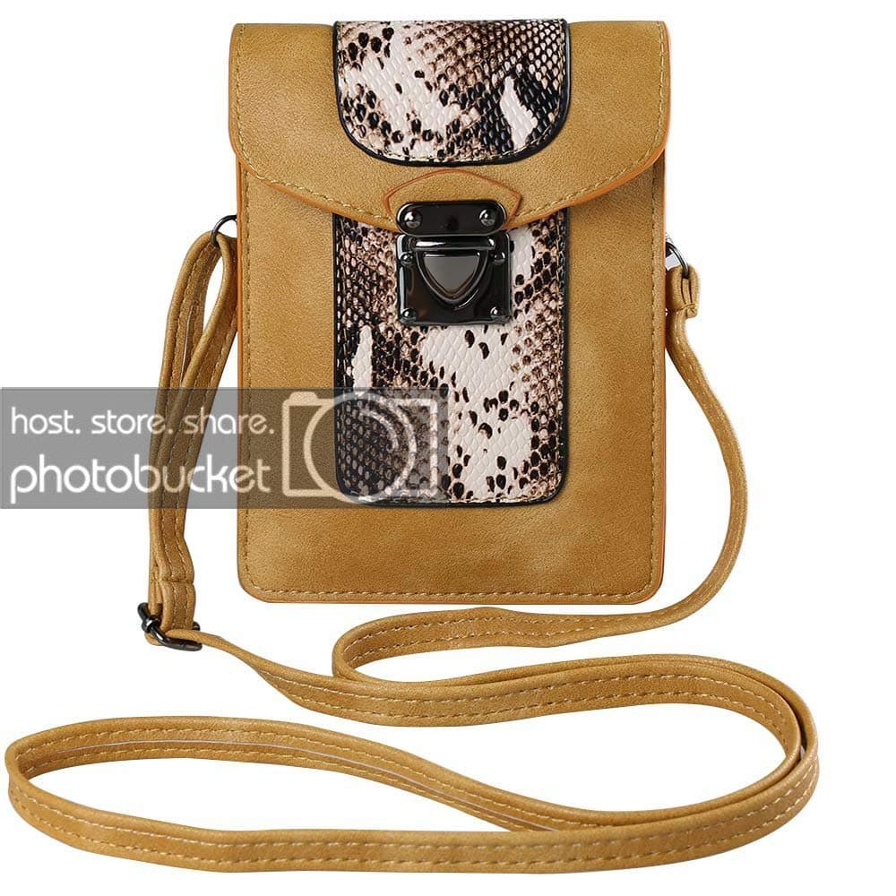 Snake Skin Design Vertical Shoulder Bag for Google Pixel 3XL, LG Q7 Plus, Motorola Z3 Play, Huawei P20, P20 Lite (Apricot)