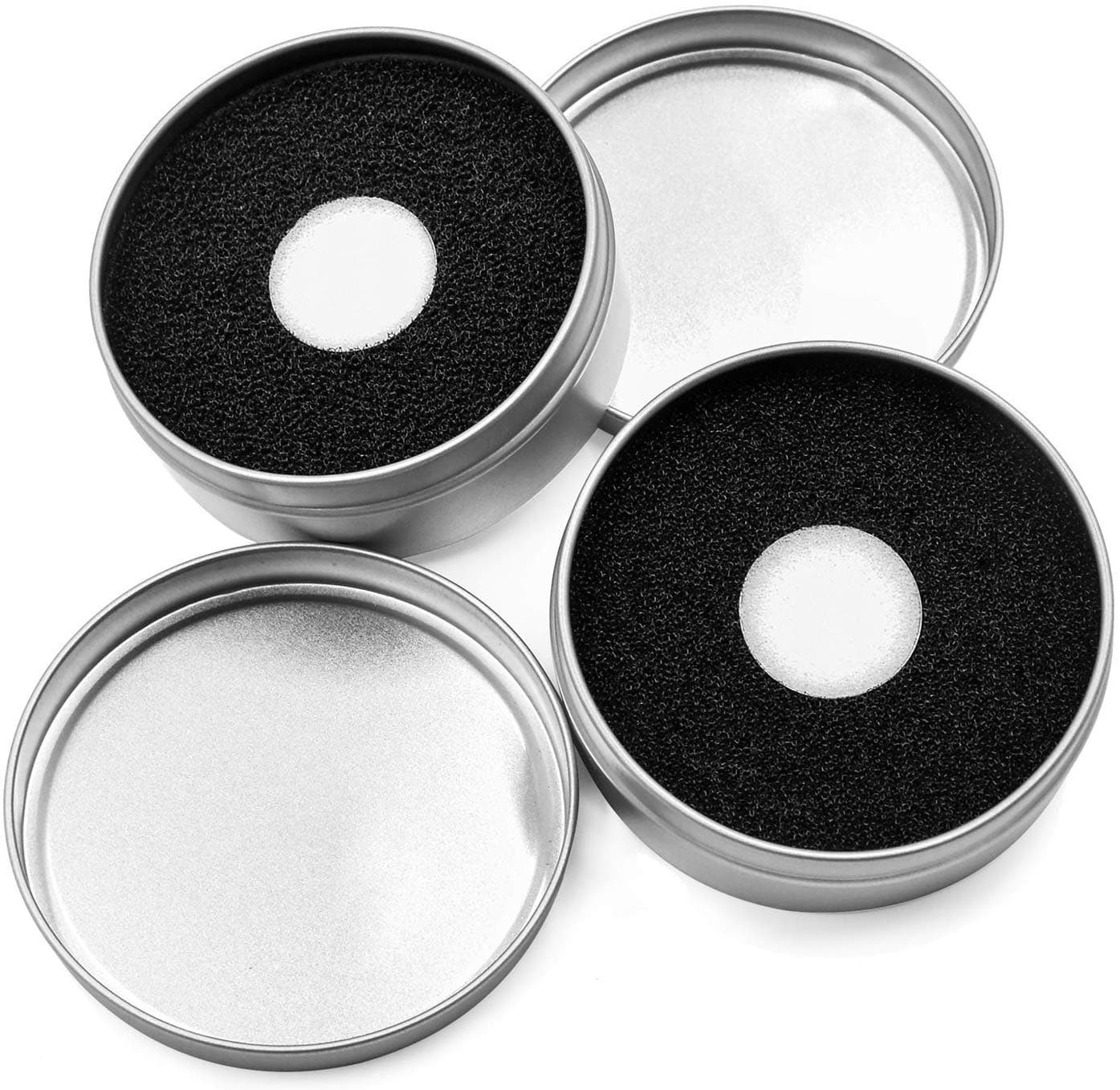 2Pcs Colour Switch Brush Cleaner, 2 in 1 Makeup Brush Color Quick Wash Removal Sponge for Eyeshadow Blush - Color Foundation Make-up Removals Dry Cleaning Boxes