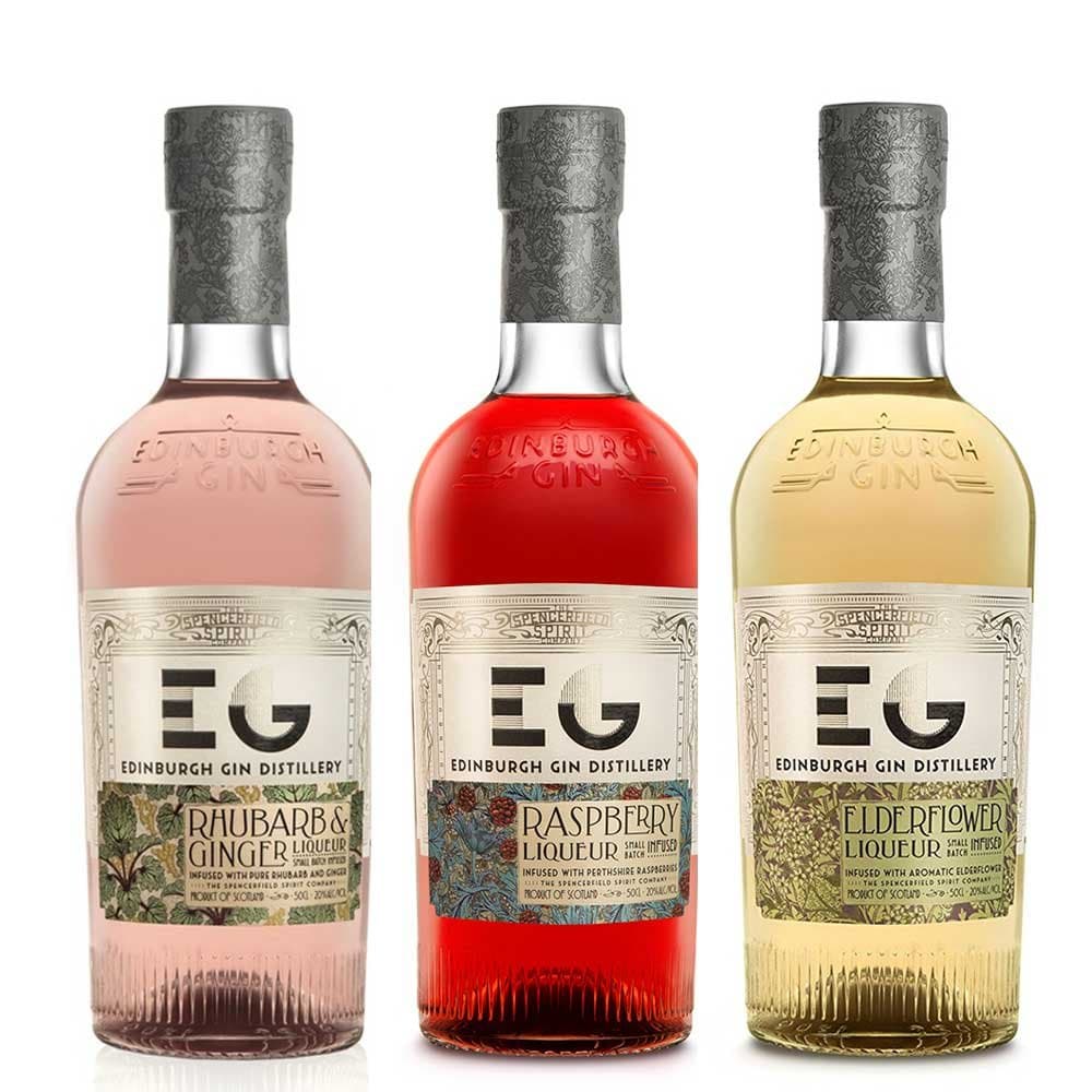 Edinburgh Gin Liqueur Trio (3 x 50cl)