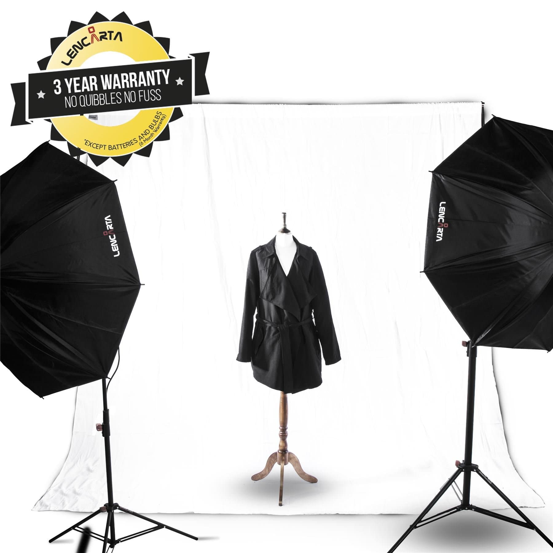 White Background/Backdrop Pure Bleached White High Key Photography Backdrop Professional Photo Studio Background Strong Build Quality, Hemmed Edges, Durable, Washable Background Only