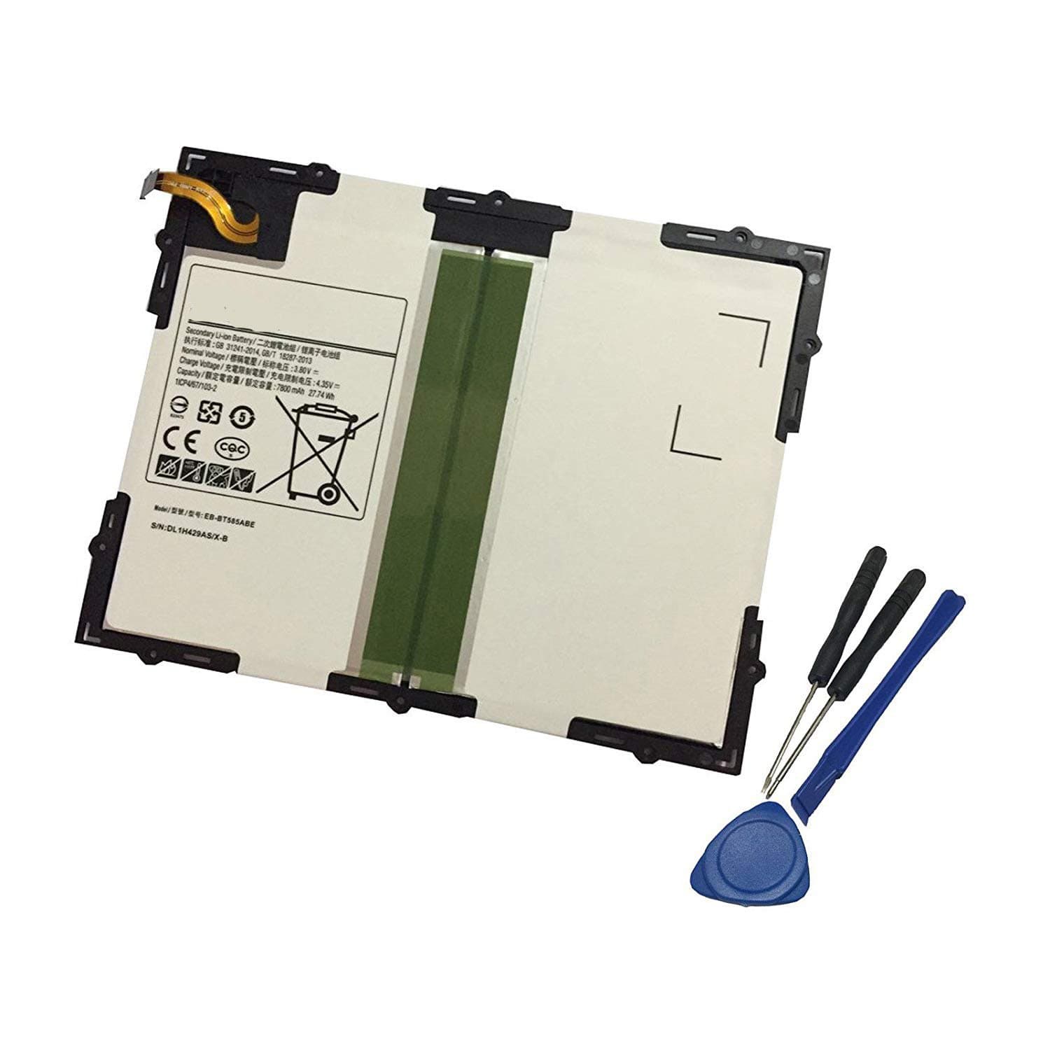 Toopower New EB-BT585ABE Battery Replace for Samsung Galaxy Tab A 10.1 2016 TD-LTE, Galaxy Tab E 10.1, Galaxy Tab A 10.1 2016 WiFi, SM-P580 SM-T580 SM-T585C SM-P585M SM-P585N SM-T587P T580 T585 T580N