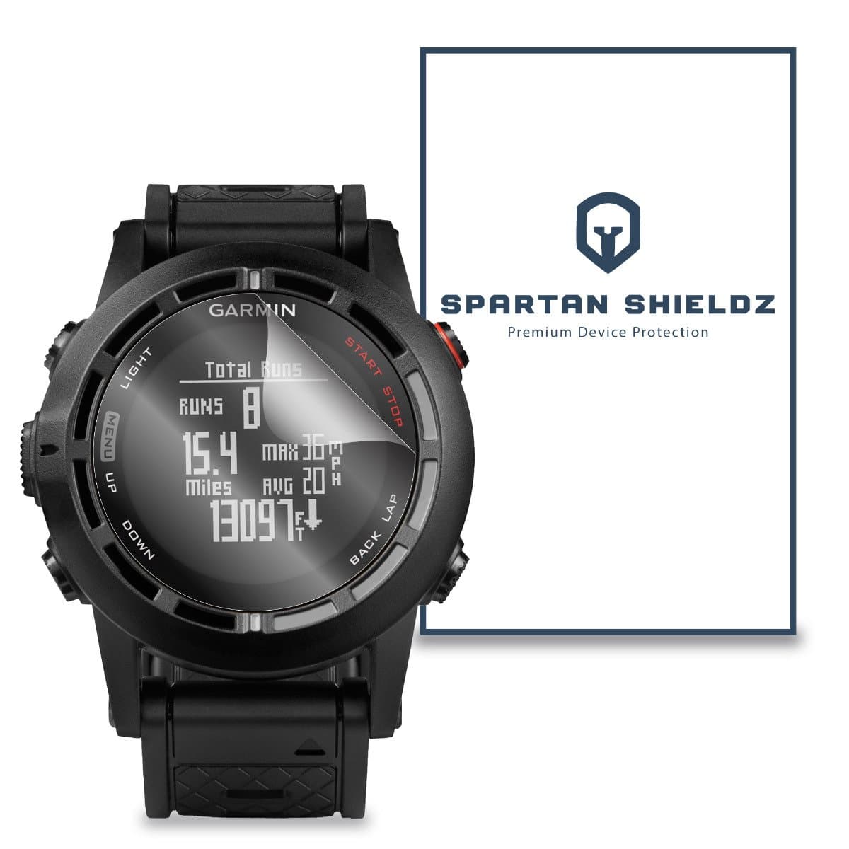 6X - Spartan Shieldz HD Screen Protector For Garmin Fenix 2 Special Edition - 6X