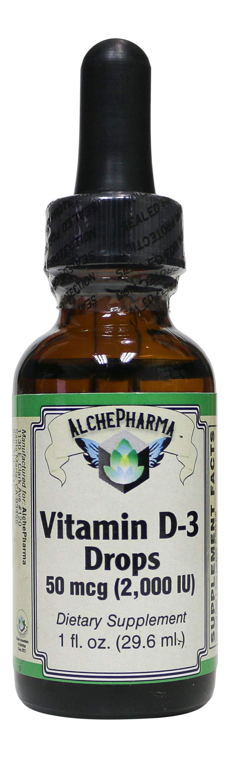 [New] AP Vitamin D-3 Drops, 2000 IU/50 mcg per Liquid Drop 845 Servings per Bottle