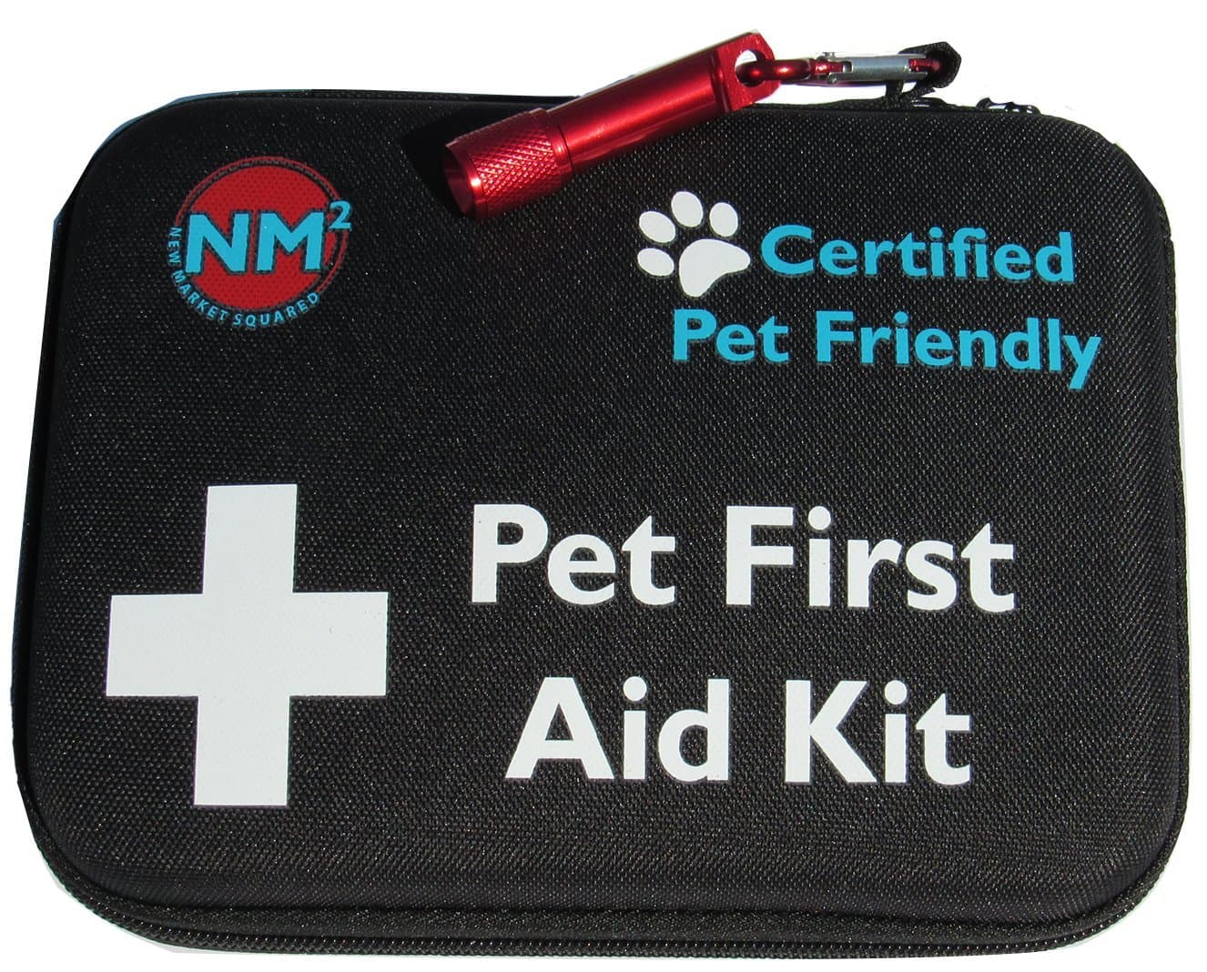 Pet First Aid Kit for Dogs | 45-Piece First Aid for Pets | Perfect for Home, Travel, Camping, Hiking | Comprehensive Pet Emergency Care Handbook | Certified Pet Friendly | Free Bowls