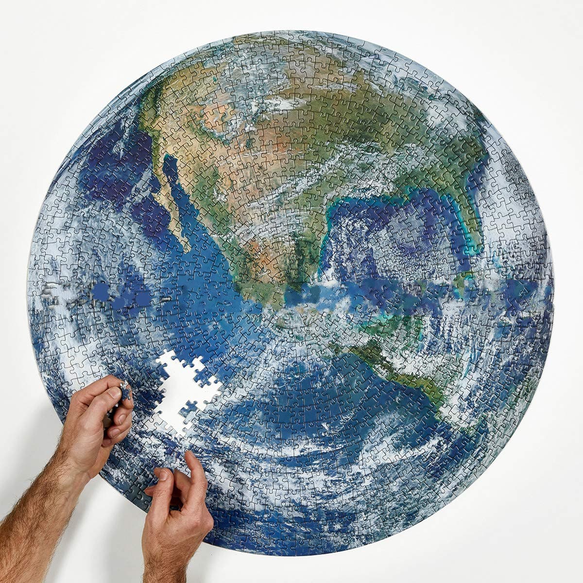 1000 Pieces Jigsaw Puzzles for Adults - Earth, Impossible Hard Decompression Puzzles and Educational Funny Cool Game for Kids and Adults - 26.5" x 26.5"
