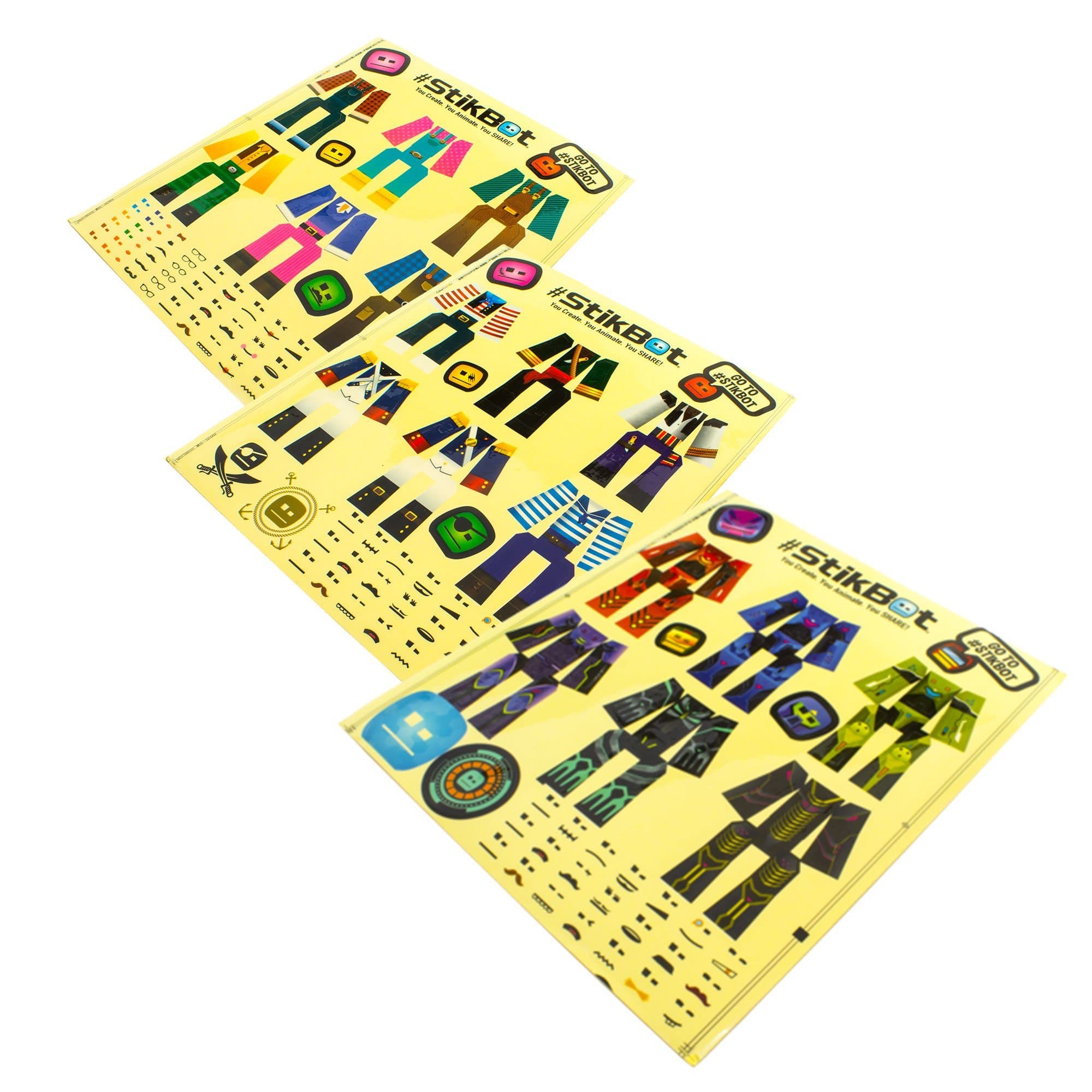 Zing Stikbot 3X Sticker Pack