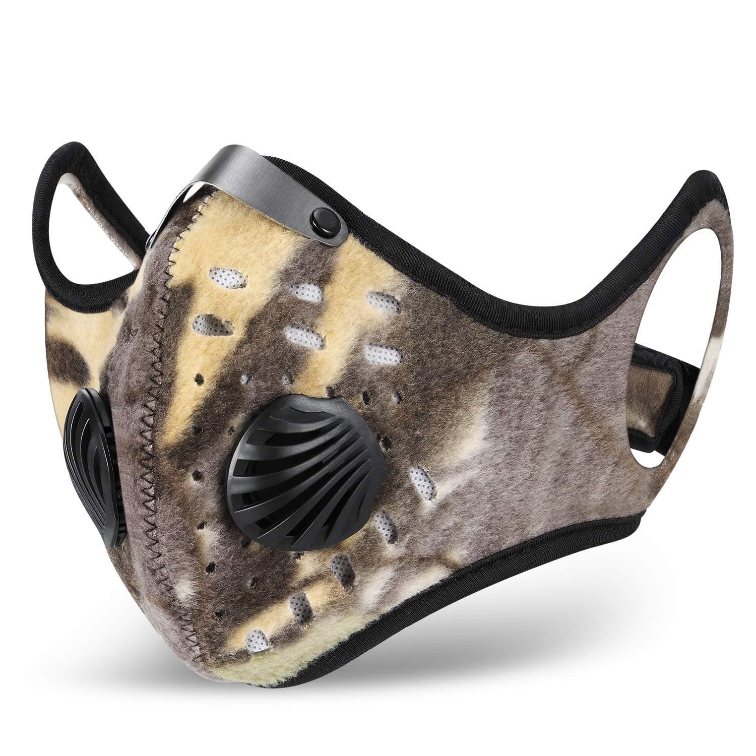 Megrezo Dust_Mask, Reusable Face_Mask with Extra Activated Carbon Filters for Pollen Allergy Woodworking Running Cycling Mowing Construction