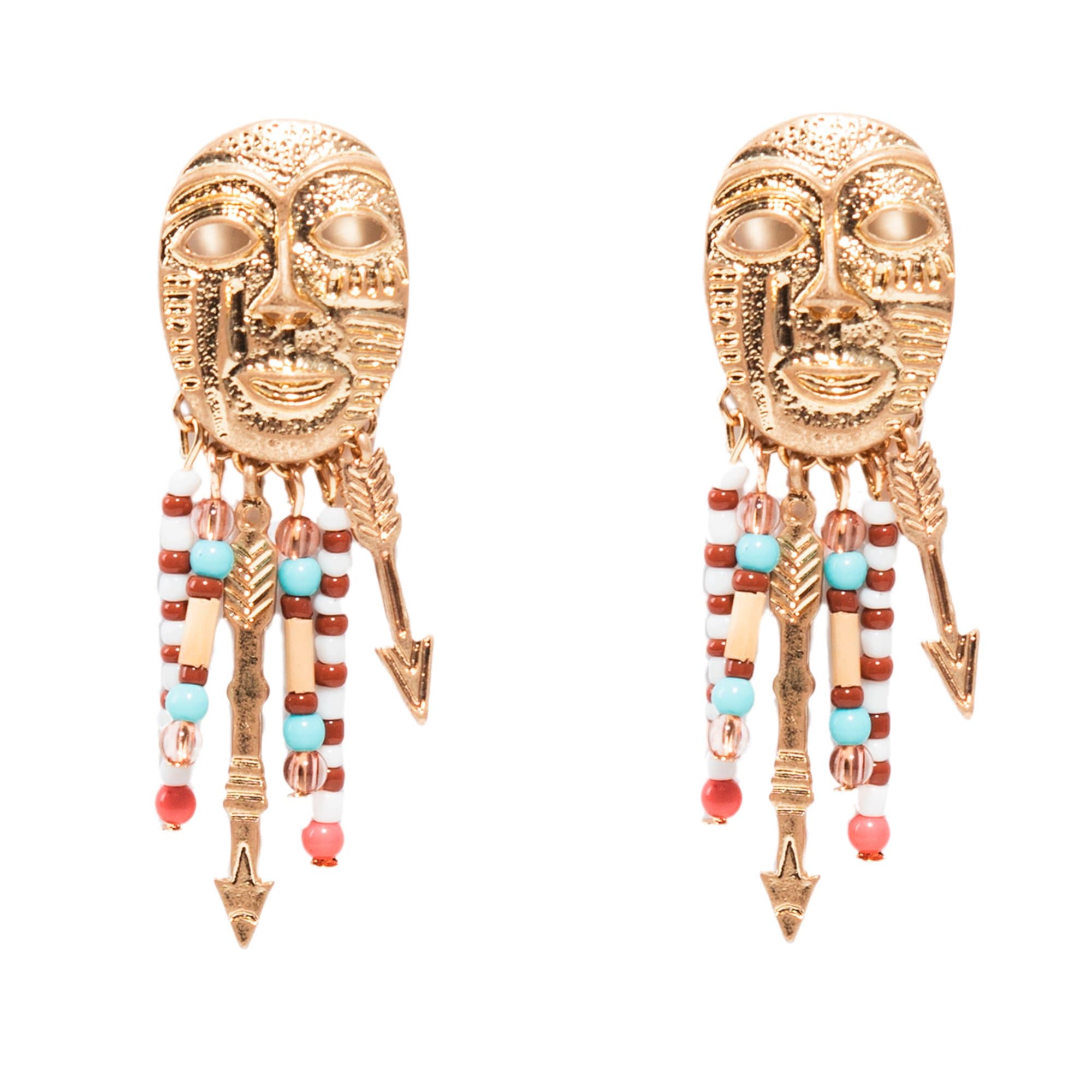 Parfois - Black Mask Earrings - Women