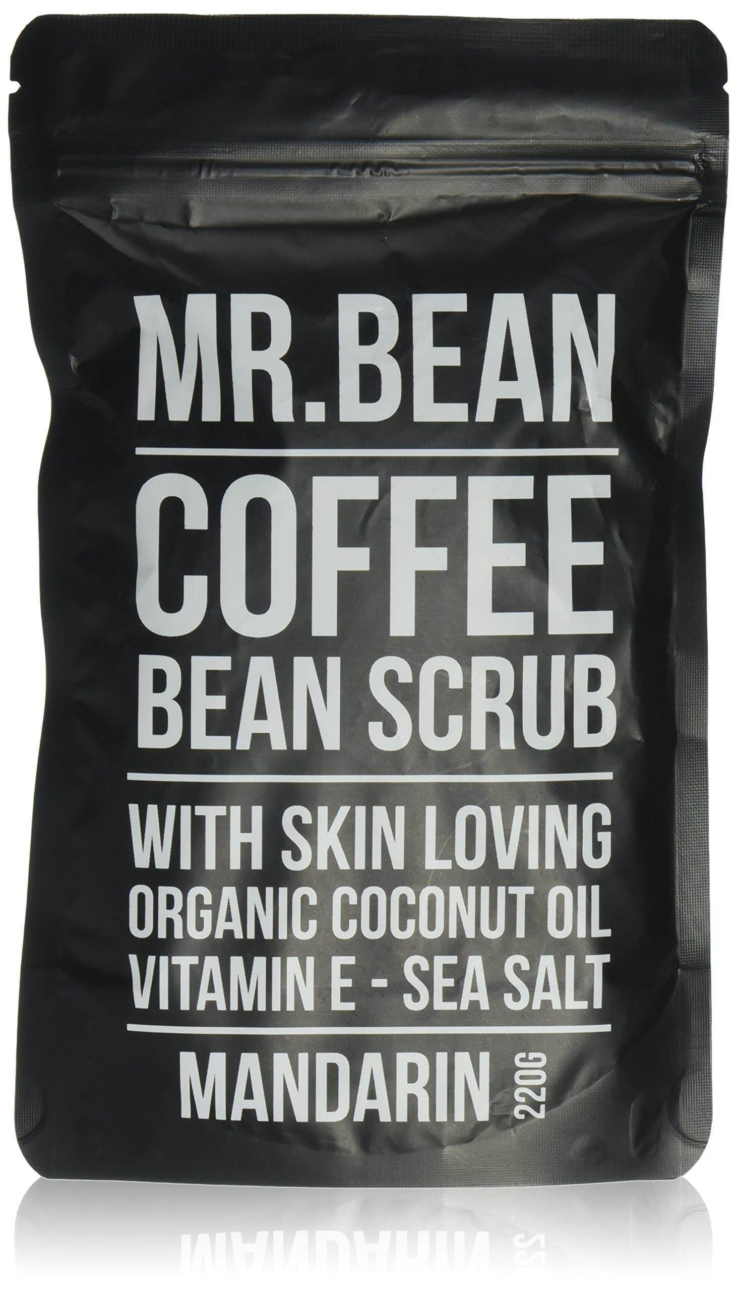 MRBEANBODY Coffee Bean Scrub, Mandarin, 220 Gram