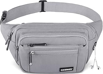 CXWMZYFanny Packs For Women & Men Waist Pack Hip Bum Bag with Multi-Pockets Large Capacity Waterproof Casual Bum Bag for Disney Traveling Casual Cycling Running Hiking