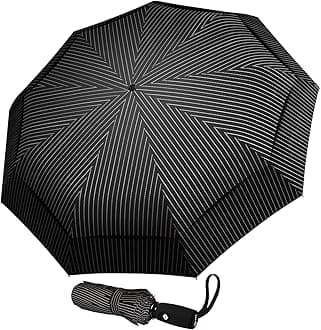 Windproof Travel Umbrella - Compact, Light, Automatic, Strong and Portable - Wind Resistant, Small Folding Backpack Umbrella for Rain - Men and Women  Travel Umbrella Windproof Automatic Unbreakable -Factory Direct High Cost-effective Umbrella  Compact Travel Umbrella w/Windproof Double Canopy Construction - Auto Open Close Button for One Handed Operation - Sturdy Portable and Lightweight for Easy Carry  Windproof Vented Double Canopy Travel Umbrella – Teflon Coating, Ergonomic Handle & Protective Sleeve – Portable Compact Foldable Lightweight Design and High Wind Resistance (Grey)  Umbrella,JUKSTG 12 Ribs Auto Open/Close Windproof Rain Umbrella, Waterproof Travel Umbrella, Portable Umbrellas With Ergonomic Handle,Black  Compact Travel Umbrella - Windproof, Reinforced Canopy, Tested in 60mph Winds, Strong 10 Ribs Reinforced Windproof Umbrella, One Touch Auto Open/Close for Men & Women Black