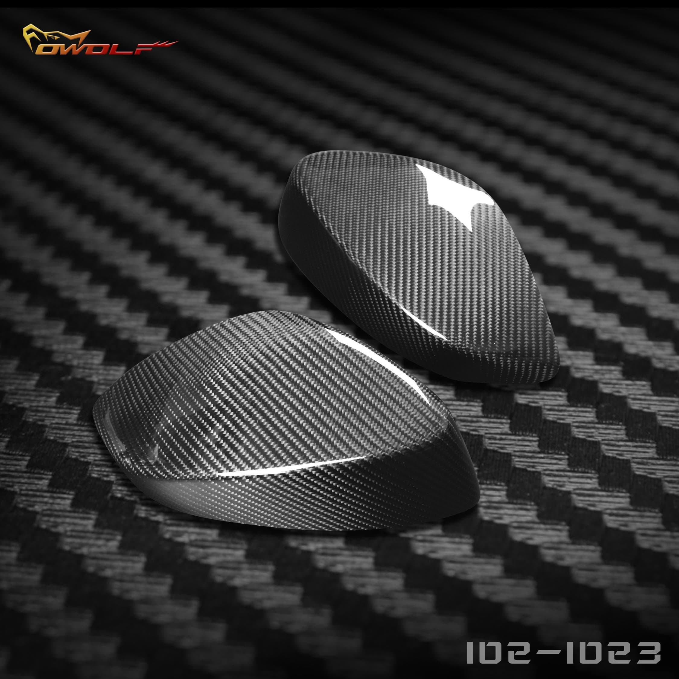Carbon Fiber Rear View Side Mirror Covers