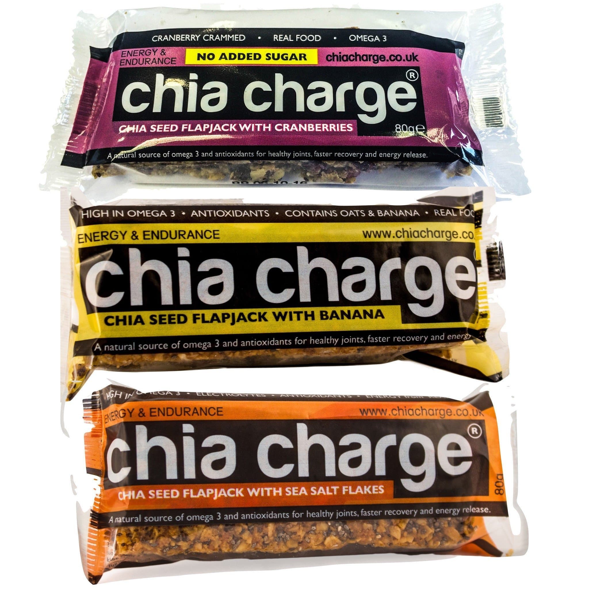 chia charge Banana Flapjack, 80g