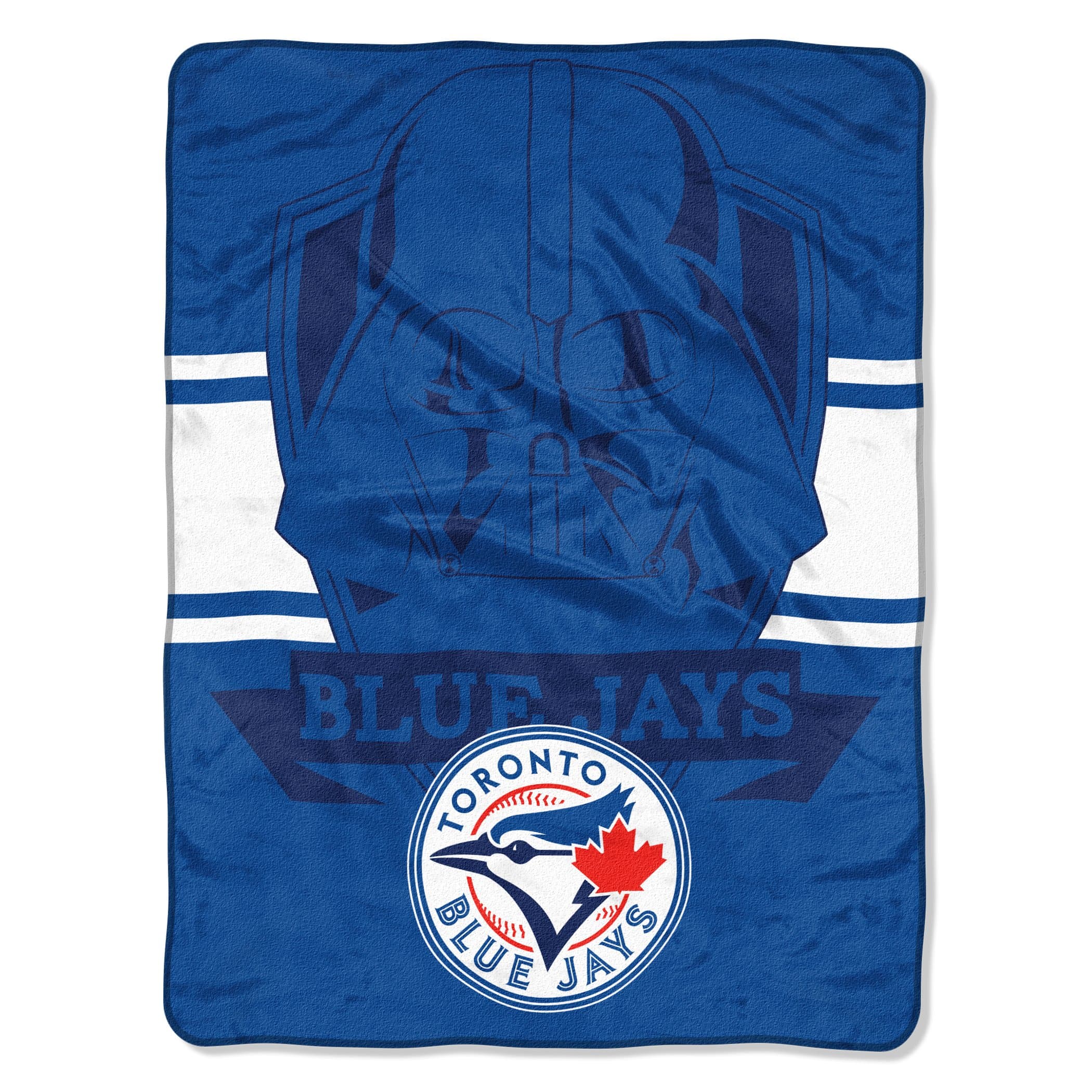 Officially Licensed MLB & Star Wars Cobranded Vader Shield Raschel Throw Blanket, Soft & Cozy, Washable, Throws & Bedding, 46" x 60"