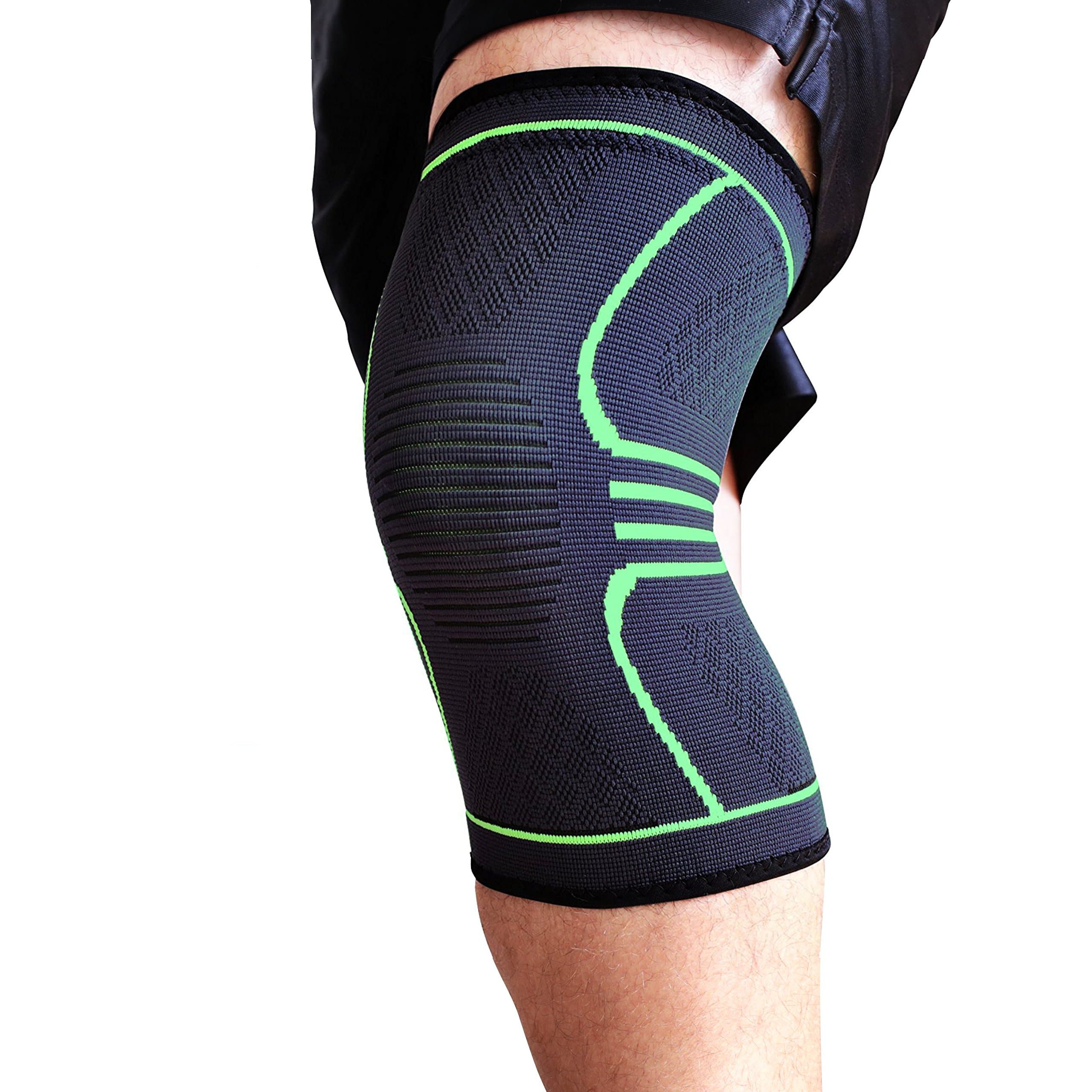 Renew Athletics Compression Knee Sleeve Brace, Single Wrap, Support Band for Women & Men