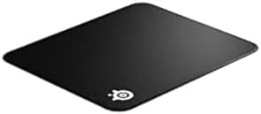 SteelSeries QcK Gaming Surface - Large Stitched Edge Cloth - Extra Durable - Optimized For Gaming Sensors - Black