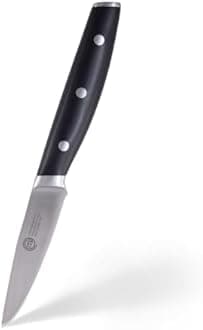 MasterChef Paring Knife with High Carbon Stainless Steel Blade and Triple Riveted Handles, Professional Quality Kitchen Knife for Precision Cooking at Home, Perfectly Balanced, Razor Sharp, 20cm (8")