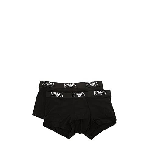 Emporio Armani Underwear Essential Monogram 2-Pack Trunk