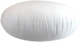 MoonRest Round Pillow Insert Hypoallergenic Polyester Form Stuffer-%100 Cotton Blend Covering for Sofa Sham, Decorative Pillow, Cushion and Bed - 30 Inch Diameter