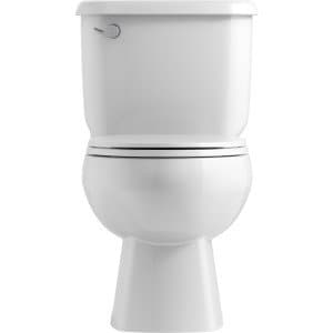KOHLER K-4775-96 Brevia with Quick-Release Hinges Round-Front Toilet Seat, Biscuit