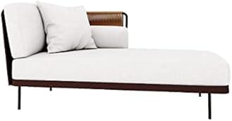 Mymigos Chaise Lounge for Living Room Home & Office (Left Arm) || Sofa Couch ...