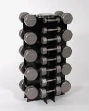 Vertical Dumbbell Rack w/ 3 lb.-50 lb. Dumbbells