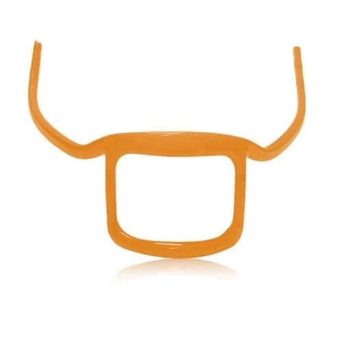 Beard Styling Template Goatee Mustache Grooming Guide Stencil Lineup Tool Shaving Template for Men Face Hair Styling Hairline Shaping Orange