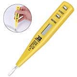 BOSI Digital Voltage Tester Pen BS450229 AC / DC Continuity Meter 12-220v, LCD Display Electrical Instruments
