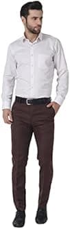 MALENO Men Formal Trouser Regular Fit Solid | Soft and Breathable Pant Combo (Pack of 2)