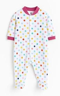 EIO® 100% Cotton Rompers Sleepsuits Jumpsuit Night Suits for Infants Newborn Baby Boys & Girls Pack of 3